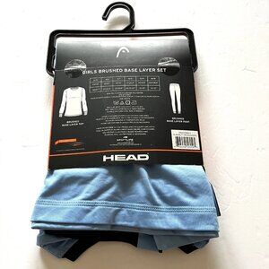 Head 2 Pc Girls Brushed Base Layer Pant Shirt Size 8/10
